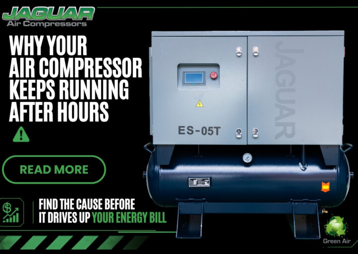 why your air compressor keeps running after hours