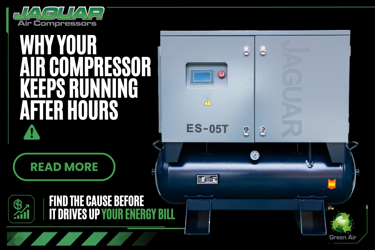 why your air compressor keeps running after hours