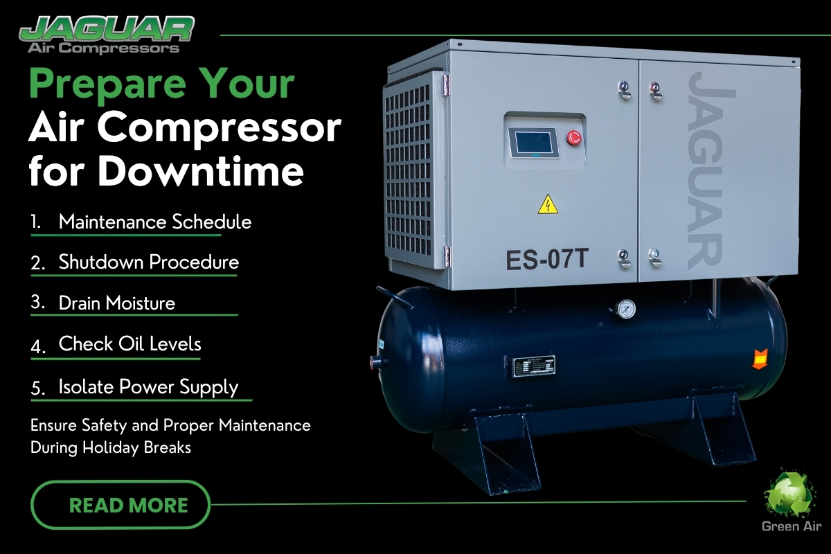 prepare your air compressors for downtime
